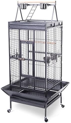 Giantex Bird Cage Large Play Top Parrot Finch Cage Macaw Cockatoo Pet Supplies by Detroit Bathware LLC