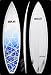 6'2 ISLE ECORE EPOXY SHORTBOARD BLUE LINES