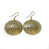 Sun Medallion Earrings