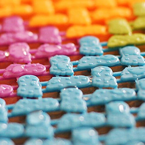 Ology(R)- PVC Candy Color Anti-slip Mats Splice Bathroom Waterproof Non-slip