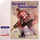 Bobby Hull Signed 1960 Sports Illustrated Chicago Blackhawks Psa Coa