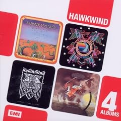 Boxed Set 4CD Hawkwind/In Search of Space/ Doremi Fasol Latido/Hall Of The Mountain Grill