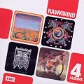 Boxed Set 4CD Hawkwind/In Search of Space/ Doremi Fasol Latido/Hall Of The Mountain Grill