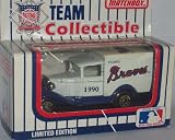 Atlanta Braves 1990 Matchbox MLB Diecast Ford Model A Truck White Rose Collectible Toy Car 1:64 Scale