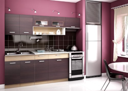 K&Atilde;&frac14;chenzeile Einbauk&Atilde;&frac14;che K&Atilde;&frac14;che 230 cm mit Arbeitsplatte