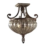 Uttermost, Galeana 2-Lt Semi Flush Mount, Lighting Fixture