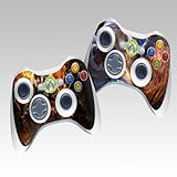 Protective Skin Decorative Decal for XBOX 360 Controller (2pcs in 1)