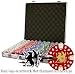 Custom Poker chip Set: Your logo or artwork stamped on the chips. 1000 11.5 gram chip w/case.