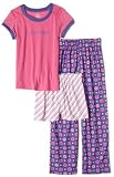 Calvin Klein  Girls 7-16 Three Piece Pj Set