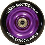 Slamm Pro Scooter Metal Core Wheel and bearings - Black/Purple