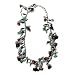 Fashion Beaded Anklet with Semi Precious Gemstones, 9" With Extender