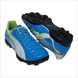 PUMA(プーマ) サッカートレーニングシューズ ジュニア V6.11 TT JR (102353-05) ブルー×ホワイト V6