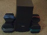RCA Bookshelf Home Theater Speaker Set With Sub Woofer