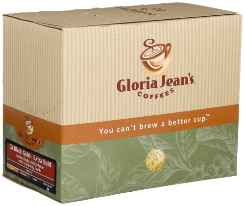 Childrens Toyshop  Health & Personal Care : Gloria Jean's Coffees, K-Cup, Black Gold Extra Bold for Keurig Brewers, 25-Count Boxes (Pack of 2)