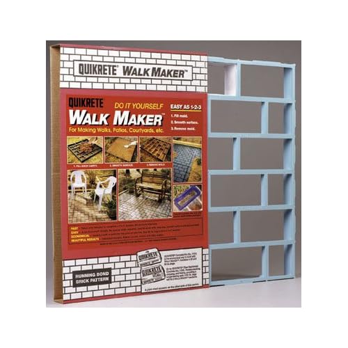 Quikrete Walk Maker 2 ' X 2 ' Brick Pattern Form Molds For Concrete
