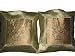 2 Elephant Motif Brocade Silk Sari Toss Cushion Covers Silver Gold 16X16
