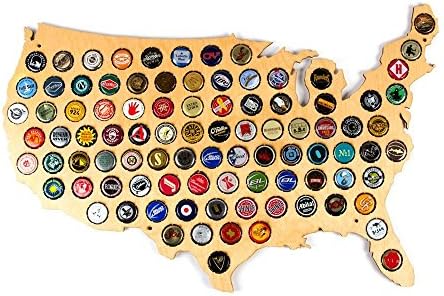 Kimler USA Beer Cap Map