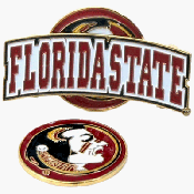 Florida State Seminoles Hat Clip Golf Ball Marker