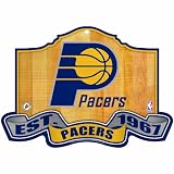 NBA Indiana Pacers 11-by-17 inch Established Wood Sign