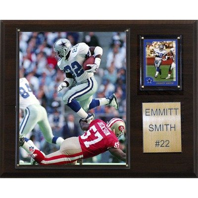 NFL Dallas Cowboys Emmitt Smith Photo Player Plaque