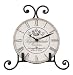 KAMINUHR STANDUHR UHR CLOCK RÖMISCH NOSTALGIE LANDHAUS