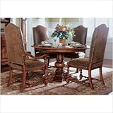 Round Pedestal Dining Table by Hooker Furniture - Wood Tones (366-75-201)