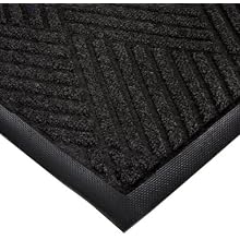 Notrax 168 Opus Entrance Mat, for Heavy Traffic Areas, 4' Width x 6' Length x 3/8" Thickness, Charcoal