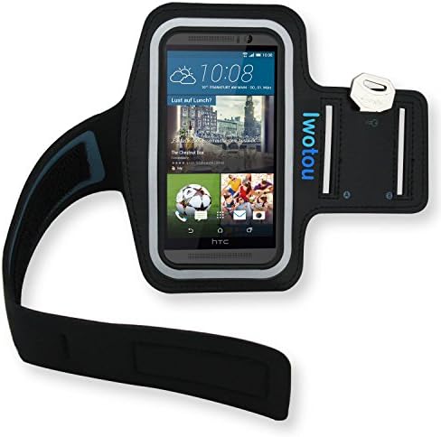 HTC One M9 Armband, Iwotou Protective Gym Running Jogging Sport Armband Case for HTC One M9 (htc one m9)