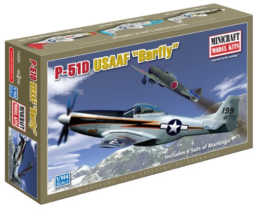 Minicraft Models P-51D Mustang Bar Fly 1144 Scale Minicraft Models P-51D Mustang Bar Fly 1144 Scale