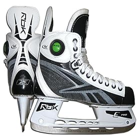 Reebok 9K White Pump Ice Hockey Skates [JUNIOR]