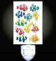 Clownfish Swim Decorative Night Light