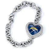Ladies NFL San Diego Chargers Heart Watch