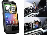 UltimateAddons HTC Desire S Air Vent Swivel Car Kit Mount Holder