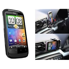 UltimateAddons HTC Desire S Air Vent Swivel Car Kit Mount Holder