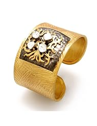 Womens gold vermeil cuff