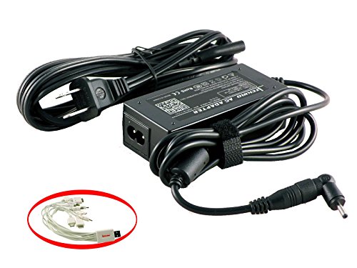 iTEKIRO Desktop AC Adapter Charger for Nokia Lumia 2520 4G LTE Tablet; Nokia AC-300, 0675693, NII200150, N11200150 (Right Angle 90-Degree Tip) + iTEKIRO 10-in-1 USB Charging Cable