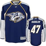 Reebok Nashville Predators Navy Blue Premier Players Jersey