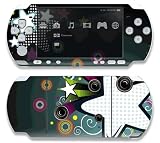 Retro Stars Decorative Protector Skin Decal Sticker for Sony Playstation PSP 1000 Portable System