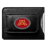 Minnesota Golden Gophers NCAA Logo Card/Money Clip Holder (Leather)