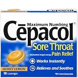 Cepacol Sore Throat Relief Honey Lemon Cepacol Sore Throat Relief Honey Lemon