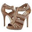 Micha02 Studded Platform High Heel TAN