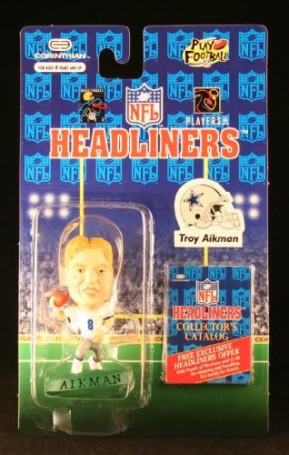 TROY AIKMAN / DALLAS COWBOYS * 3 INCH * 1996 NFL Headliners Football Collector Figure