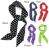 L. Erickson USA Elastic Loop Headband - Cotton Dot