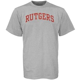 Rutgers Scarlet Knights Ash Arch Logo T-shirt