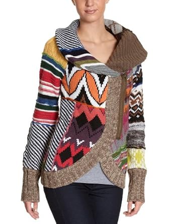 Desigual Damen Strickjacke 17J2124: Amazon.de: Bekleidung