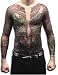 Men's Geisha Dragon Full Body Tattoo Shirt