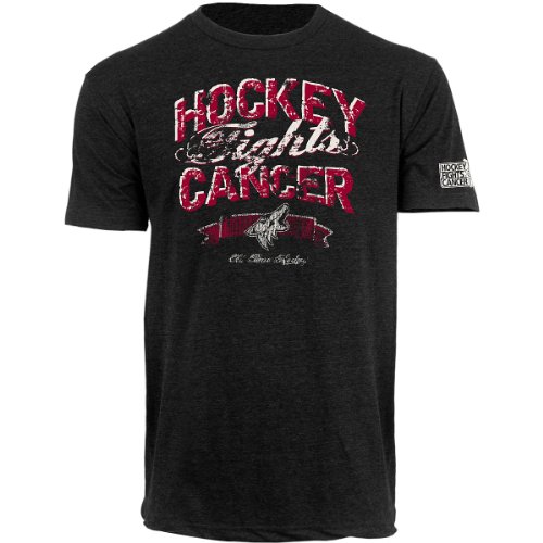 Old Time Hockey Phoenix Coyotes 2011 Nhl Hockey Fights Cancer T-Shirt Extra Large