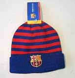 Official LIcensed FC FCB Barcelona Soccer Spanish European Football Beanie Hat - New With Tags