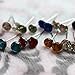Set of 40 (20 Pairs) Rhinestone Crystal 5mm Stud Earrings Gems Multi Colours by Kurtzy