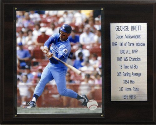 MLB George Brett Kansas City Royals Career Stat Plaque